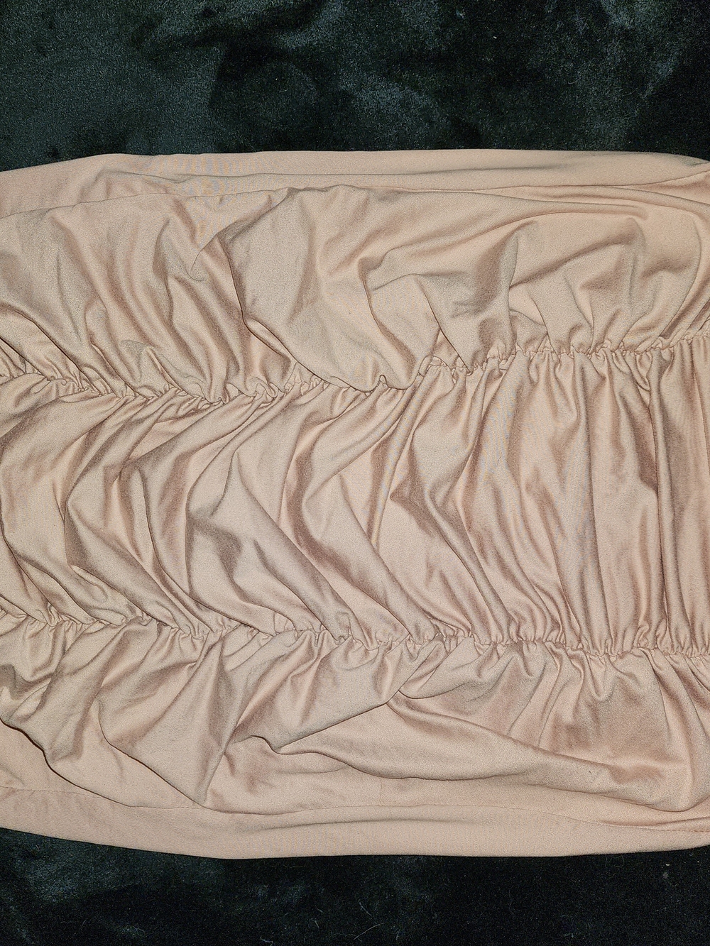 Ruched Light Nude/Pink Tube Top